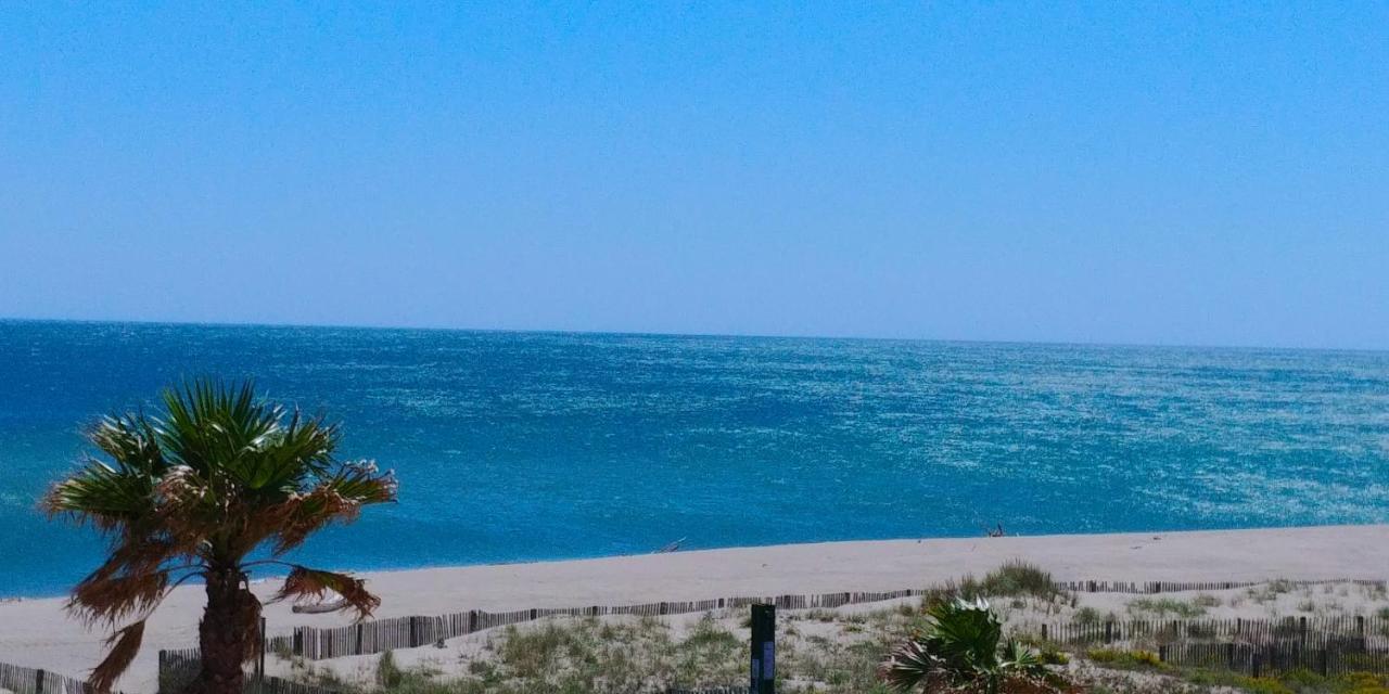 Vue Mer Panoramique Wifi Gratuit Le Barcarès Exterior foto