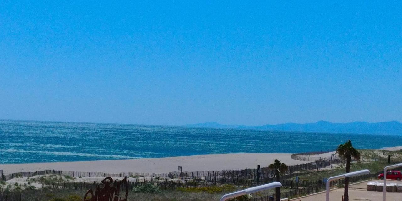 Vue Mer Panoramique Wifi Gratuit Le Barcarès Exterior foto